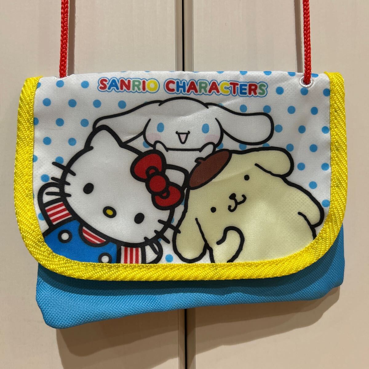 サンリオ キャラクターズ オリジナルポシェット 非売品 未使用 ハローキティ シナモロール ポムポムプリン ハーモニーランド 定形外180円_画像2