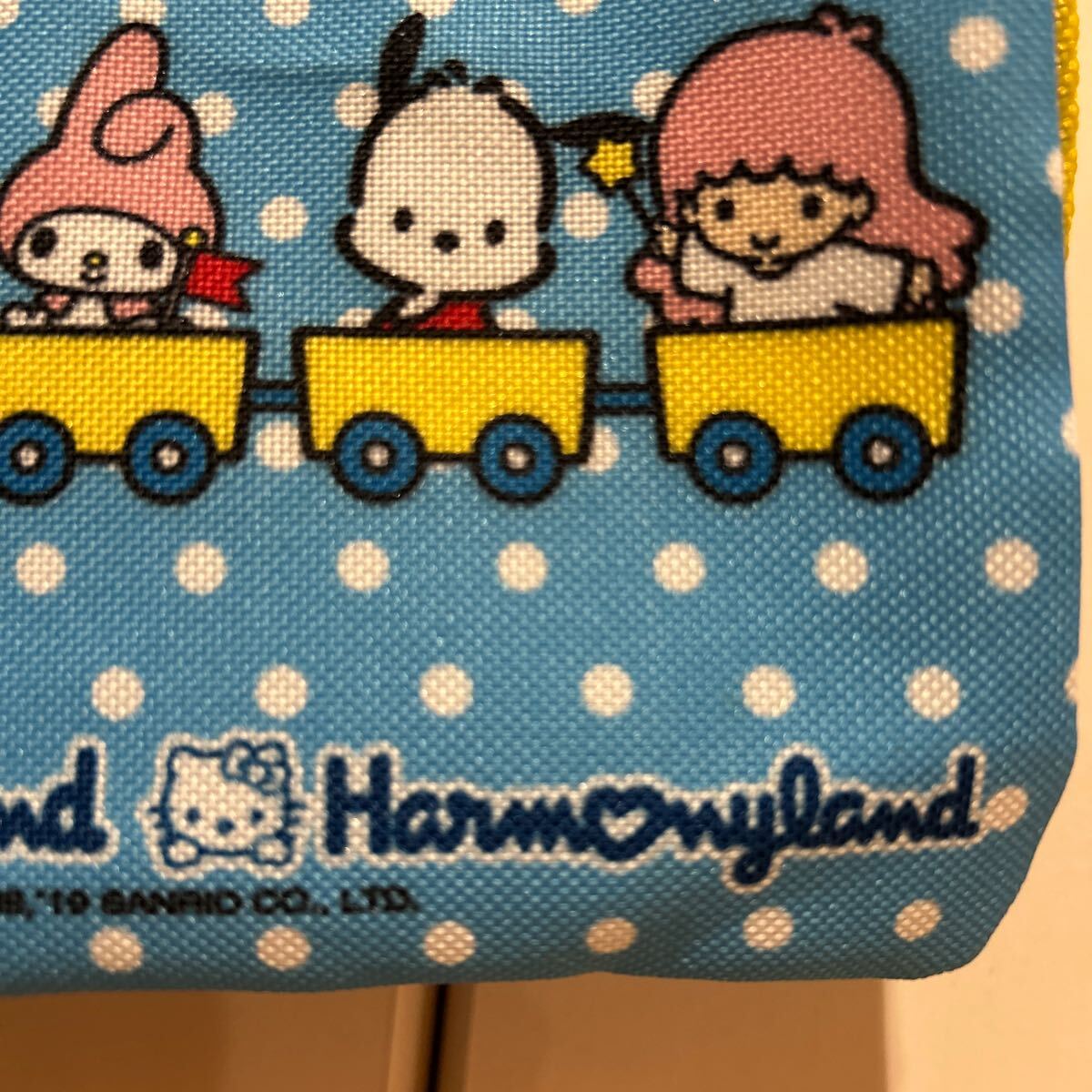 サンリオ キャラクターズ オリジナルポシェット 非売品 未使用 ハローキティ シナモロール ポムポムプリン ハーモニーランド 定形外180円_画像7