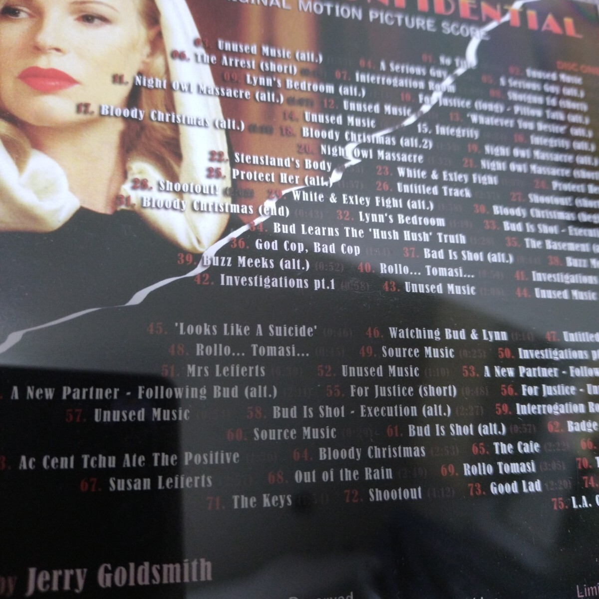 レアプロモサントラ2CD　L.A.コンフィデンシャル　ジェリー・ゴールドスミス_画像2