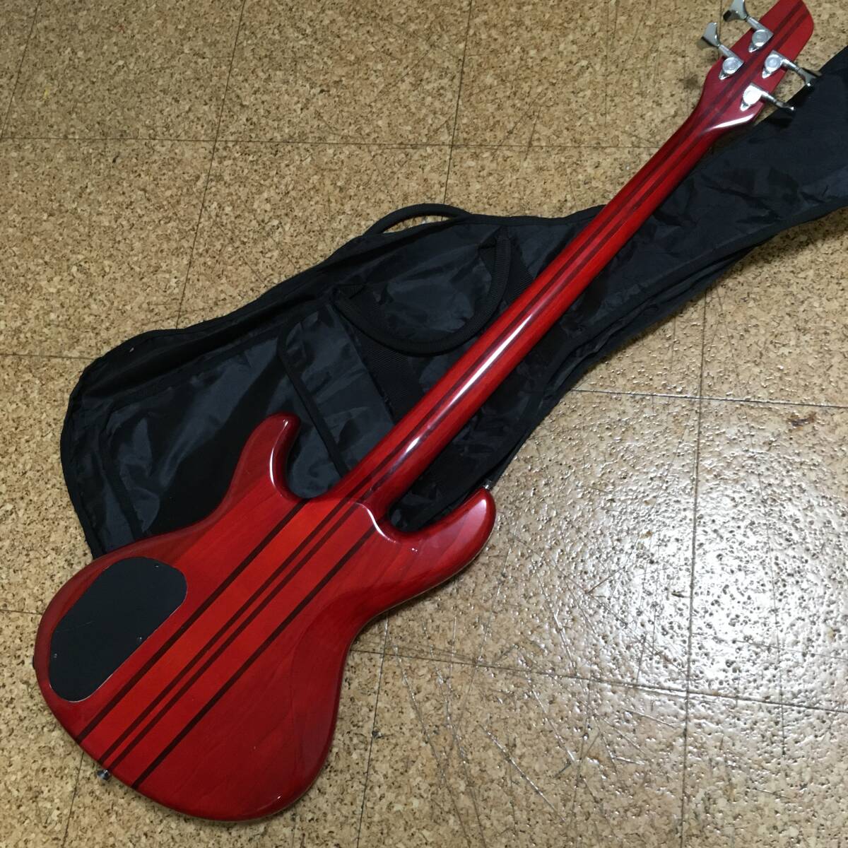 AriaProⅡ Aria Pro 2 электрический бас s Roo шея ASB-60 мягкий чехол есть ARIA PRO 2 II Aria Pro BASS основа красный red