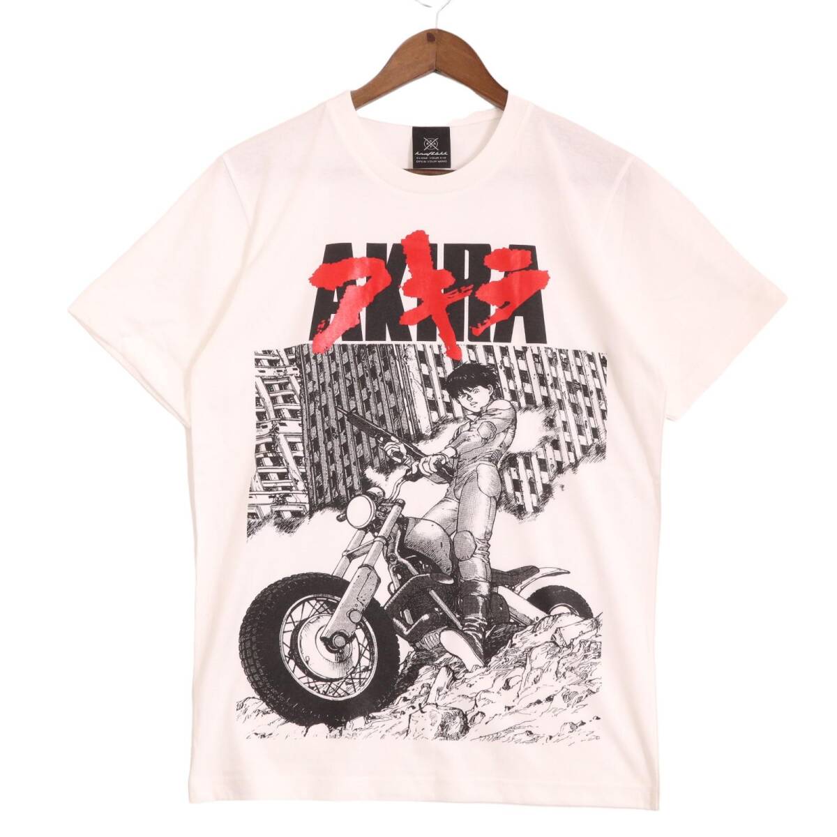 新品 【AKIRA】アキラ プリント Tシャツ 白 M //金田正太郎 島 新品 【AKIRA】アキラ プリント Tシャツ 白 M //金田正太郎 島