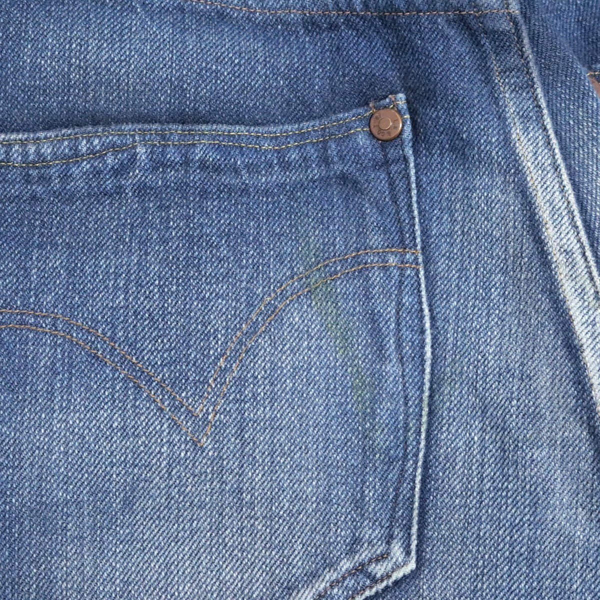 W30 07年 日本製 LEVI'S RED 03020-0003 GUYS PLEATED SUIT JEAN リーバイス レッド デニム パンツ ジーンズ ガイズ プリーツ_画像9