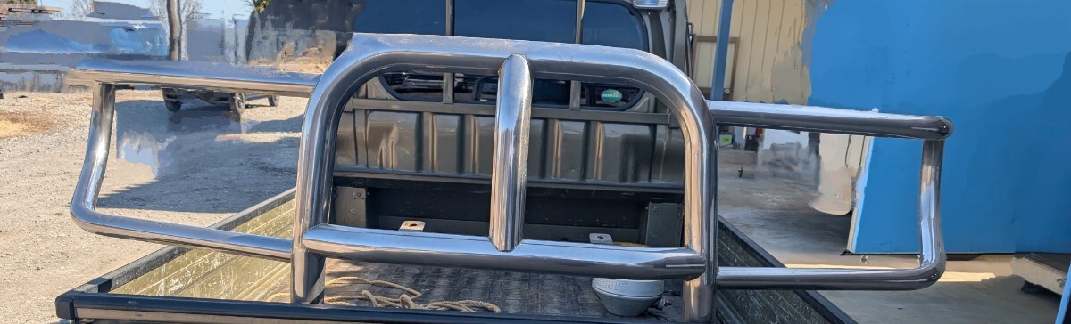 ランドクルーザー　80 ステンレス　グリルガード　リム　レア　当時物　リム