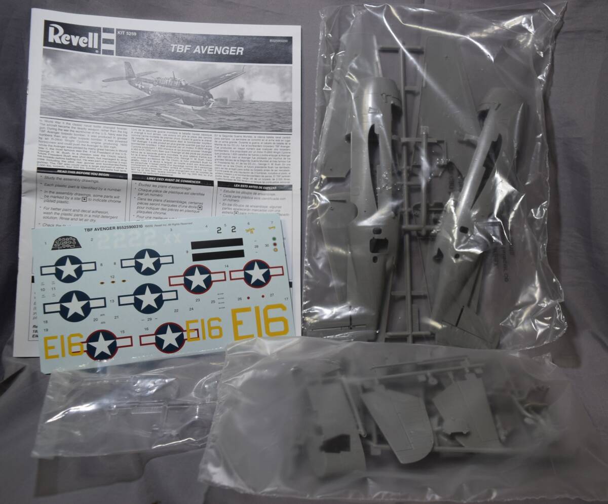 □稀少1/48レベルRevellアメリカ海軍艦上雷撃機グラマンTBF/TBM □稀少1/48レベルRevellアメリカ海軍艦上雷撃機グラマンTBF/TBM