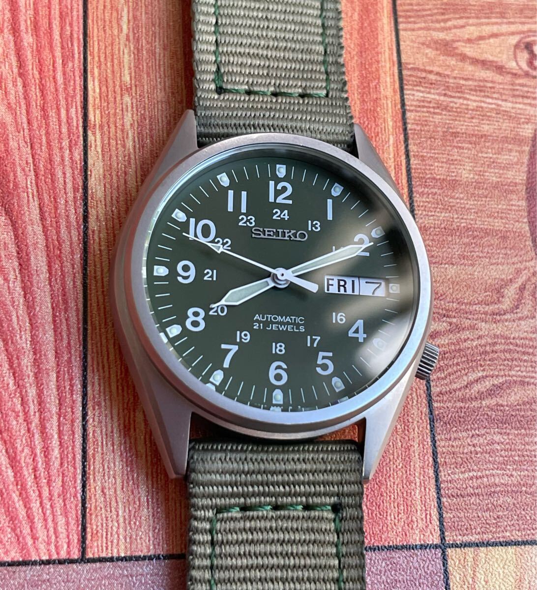 SEIKO 7s26-3060 カスタム ミリタリーウォッチ SEIKO 7s26-3060 カスタム ミリタリーウォッチ ダイバーズ