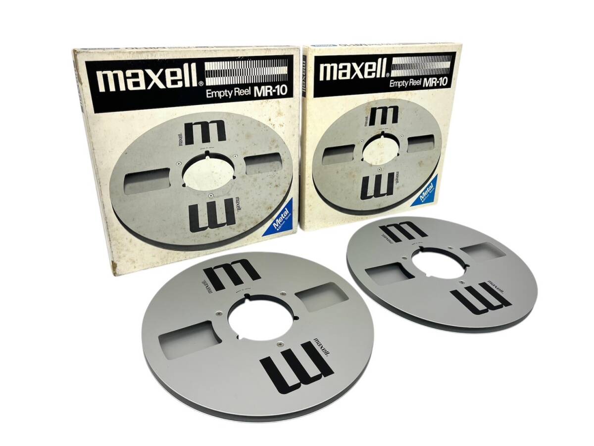 maxell オープンリール PM50-10B 9本セット 空リールオマケ付き maxell オープンリール PM50-10B 9本セット 空リールオマケ付き