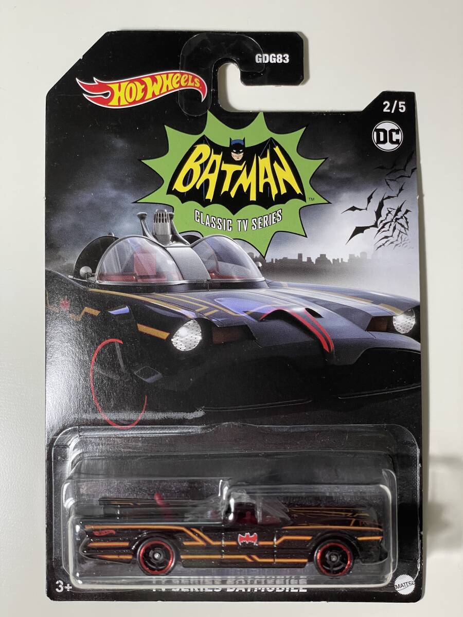 美品! 未開封! HOTWEELS BATMAN BATMOBILE 5台セット ホットウィール バットマン アメコミ _画像8