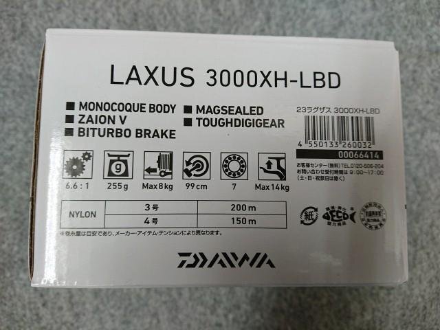 @[ не использовался товар ] Daiwa 23 ковер The s3000XH-LBD вращающийся катушка LAXUS