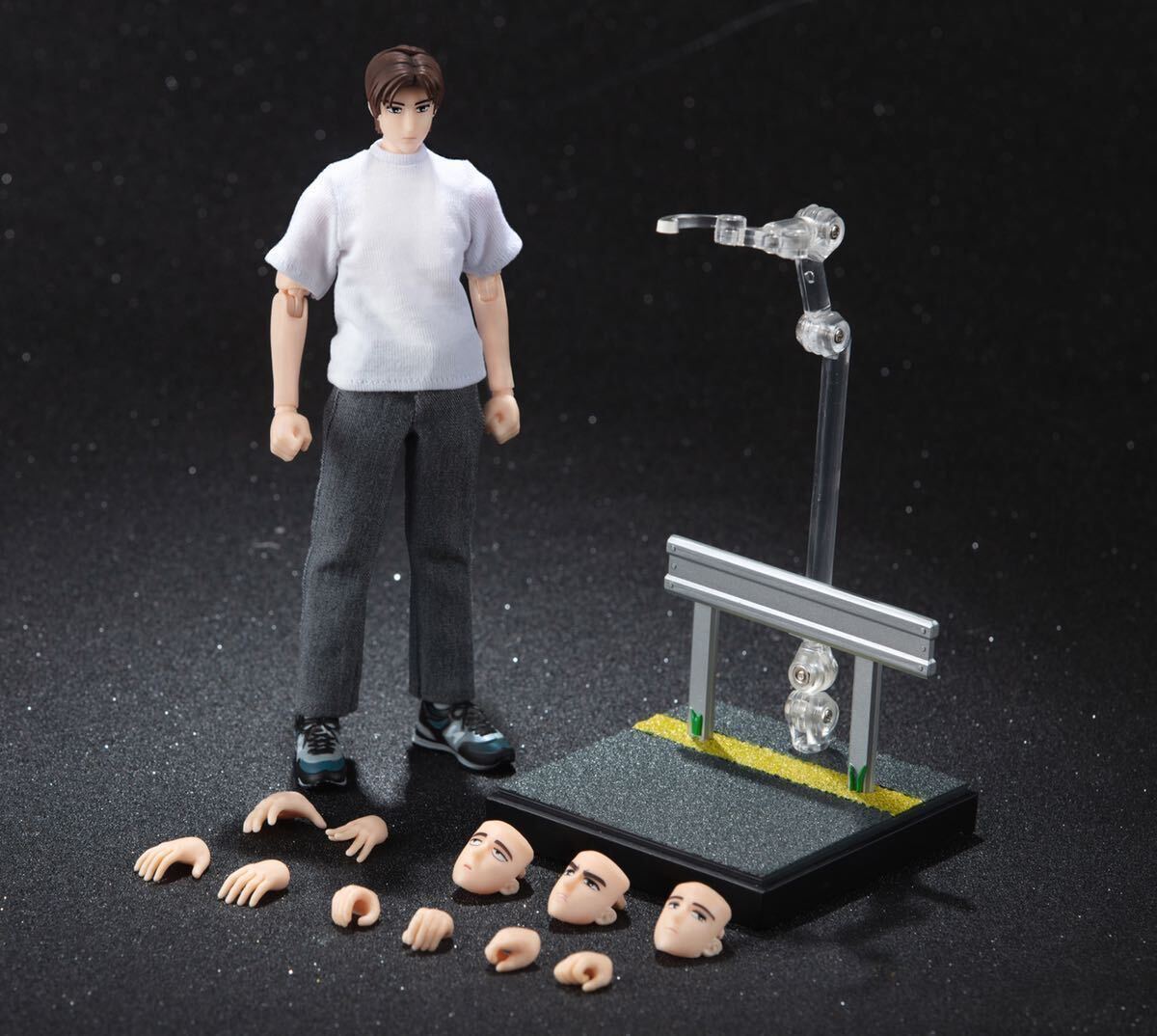 新品國內即納 イニシャルD 1/12 可動フィギュア 藤原拓海 完成品 頭文字D DASIN Model 非S.H.Figuarts フィギュアーツ 非Figma 非海洋堂