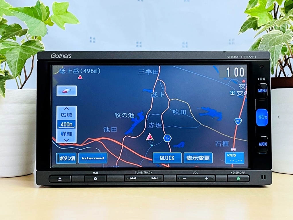 地デジ4×4＞＞ホンダ純正 Gathers ギャザズ メモナビ　整備済/保証 VXM-174VFi ＜＜ 2017年/Bluetooth/DVDビデオ♪　　N312