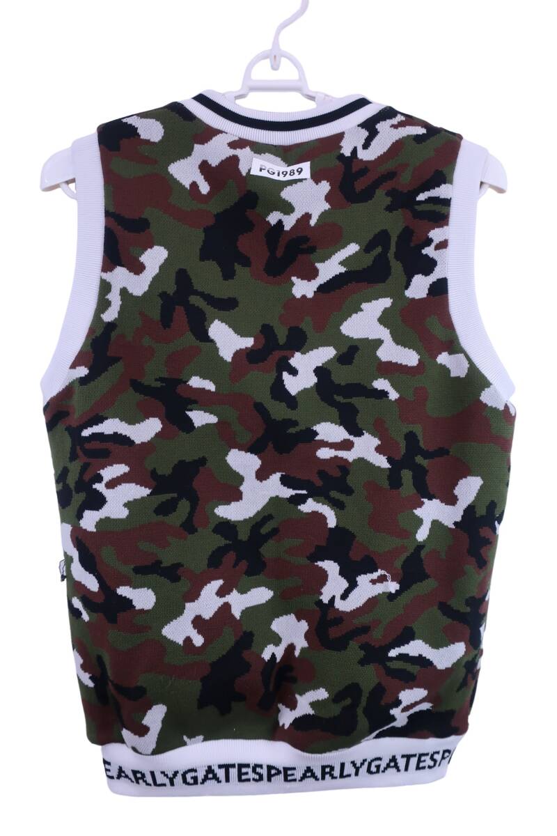 【20%オフ】PEARLY GATES(パーリーゲイツ) リバーシブルナイロンベスト ネイビー / カモフラ レディース 2 055-0173116 ゴルフ用品 2501-07_画像9