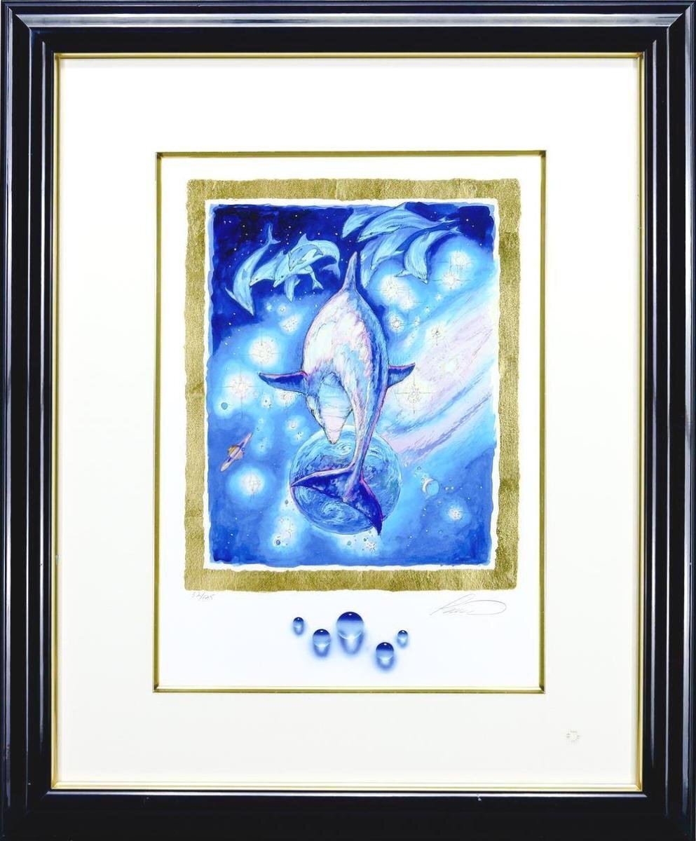 国内初の直営店 真作】【WISH】クリスチャン・ラッセン Lassen「エタノール 版画