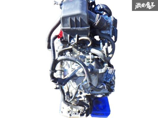 【実働外し】ホンダ 純正 DBA-JH2 2017年 N-WGN S07A 4WD エンジン本体 CVTミッション 走行距離:70.845km 即納 棚 29-2_画像4