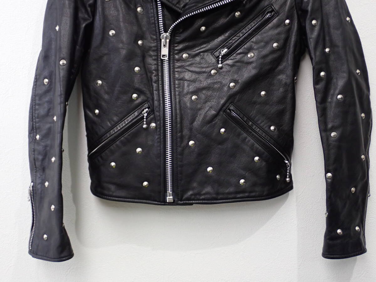 極美品 JUNYA WATANABE ジュンヤ ワタナベス タッズ ライダース ジャケット XSサイズ ブラックカラー/TF5581652-39563 