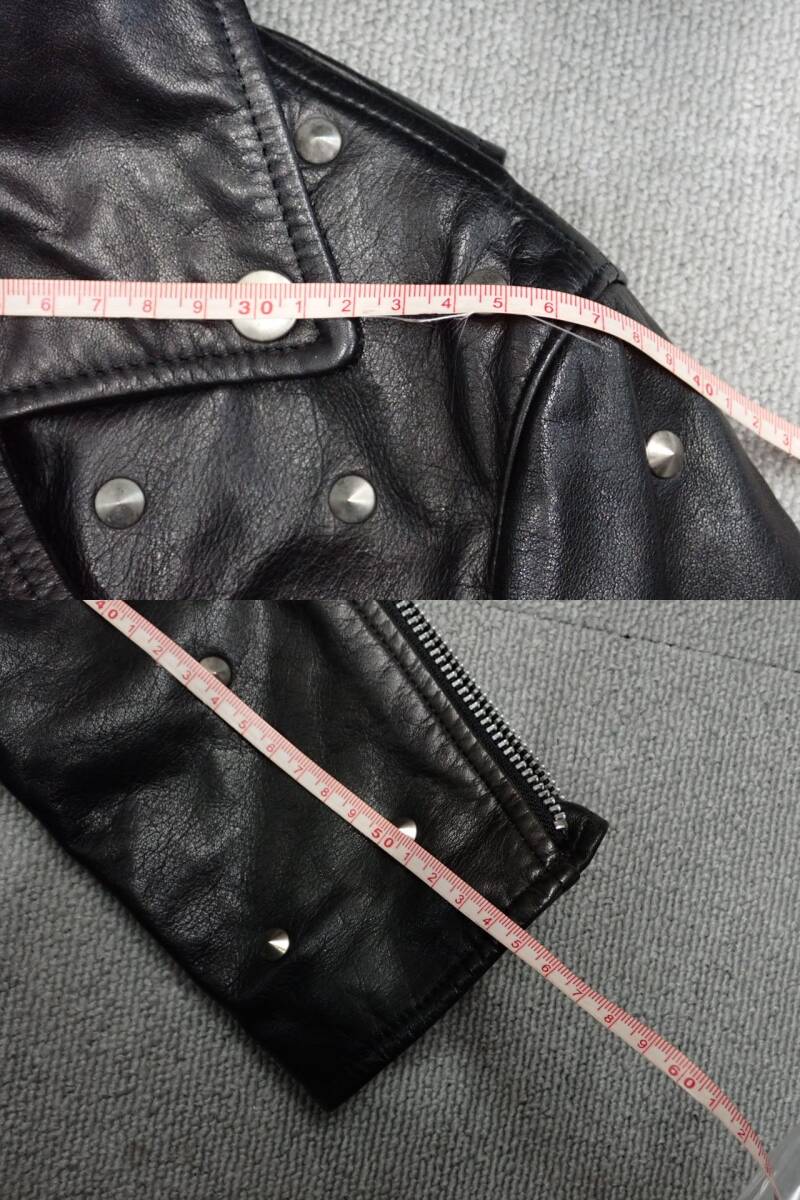 極美品 JUNYA WATANABE ジュンヤ ワタナベス タッズ ライダース ジャケット XSサイズ ブラックカラー/TF5581652-39563 