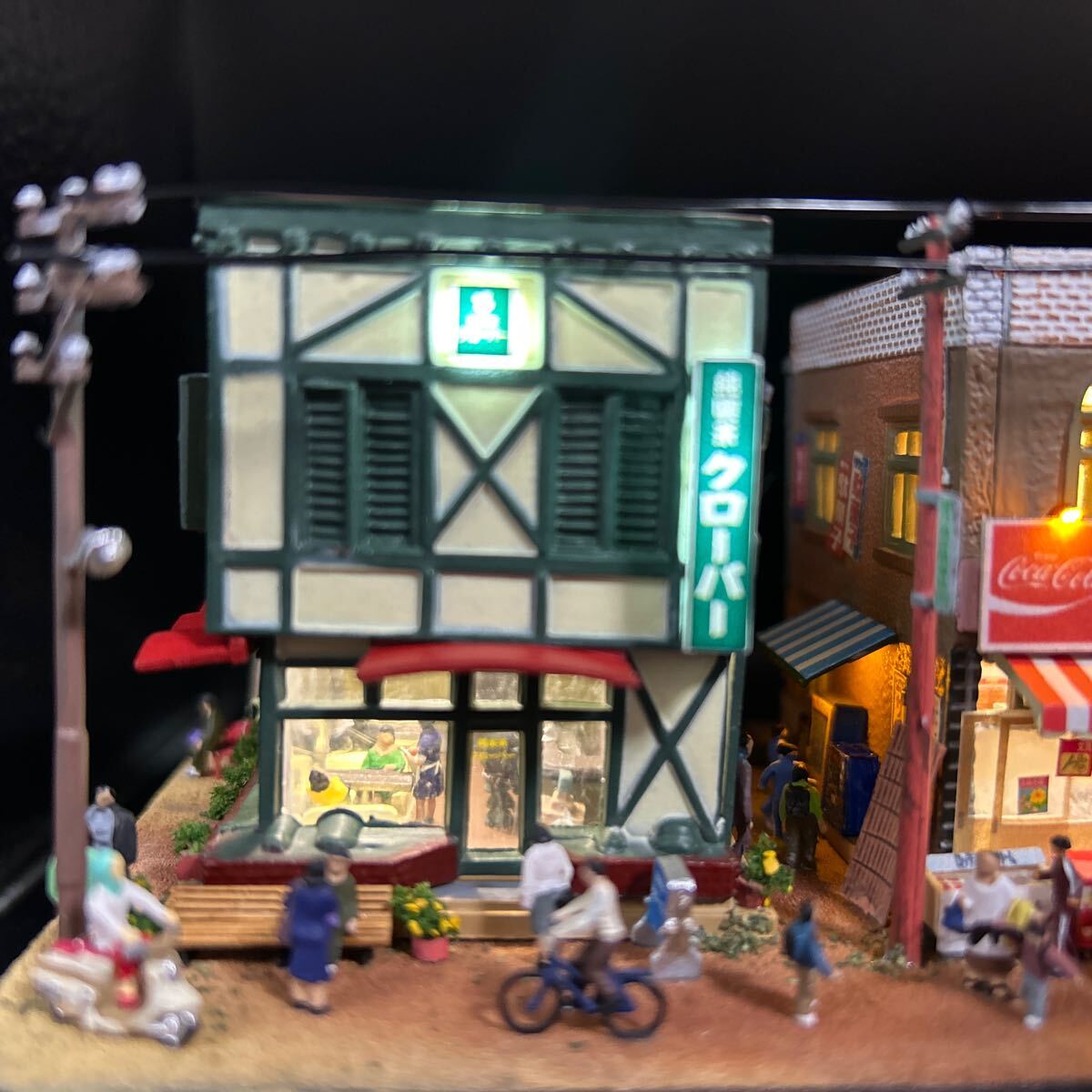 ☆1/150 ジオラマ☆昭和の商店街☆150分の1☆ジオコレ情景 ☆1/150 ジオラマ☆昭和の商店街☆150分の1☆ジオコレ情景