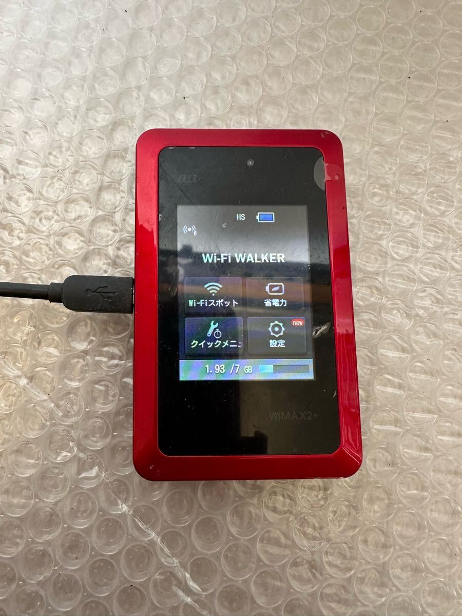 AU Wi-Fi WALKER 【通電確認】_画像2