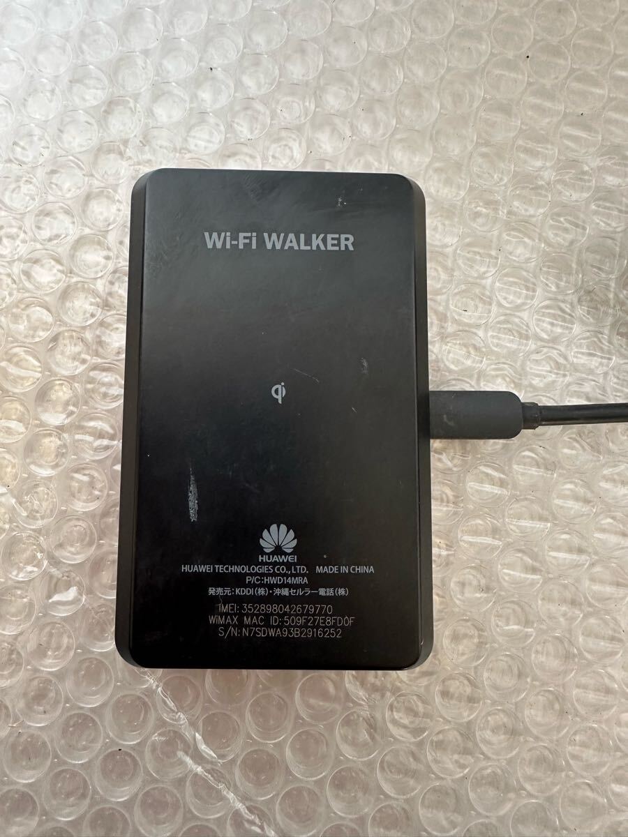 AU Wi-Fi WALKER 【通電確認】_画像4