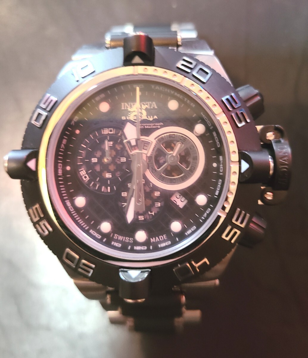 invicta subaqua 美品　防水　ダイバー　クロノグラフ