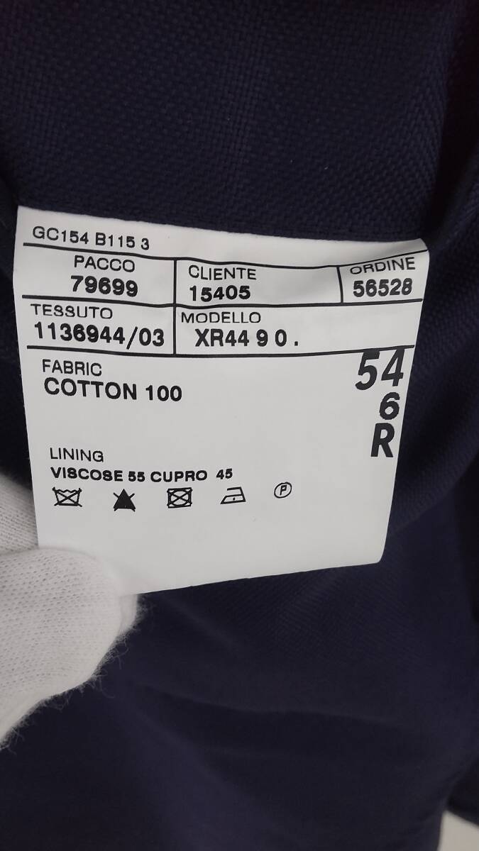  Италия производства NINO DANIELI(nino* клещи eli) хлопок tailored jacket темно-синий 