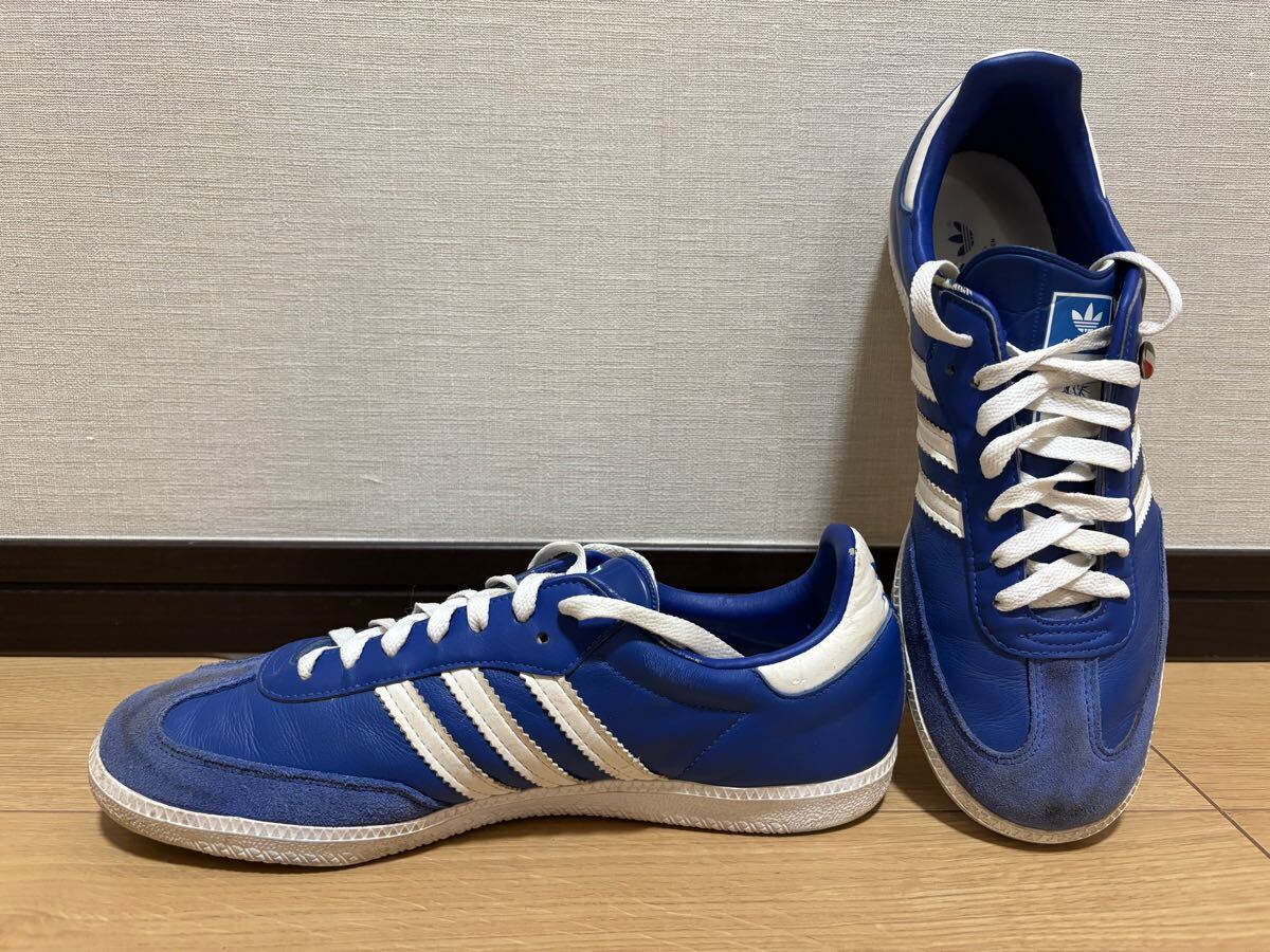 ☆adidas サンバ W杯 イタリアモデル SAMBA vintage 青 ブルー ☆adidas サンバ W杯 イタリアモデル SAMBA vintage 青 ブルー