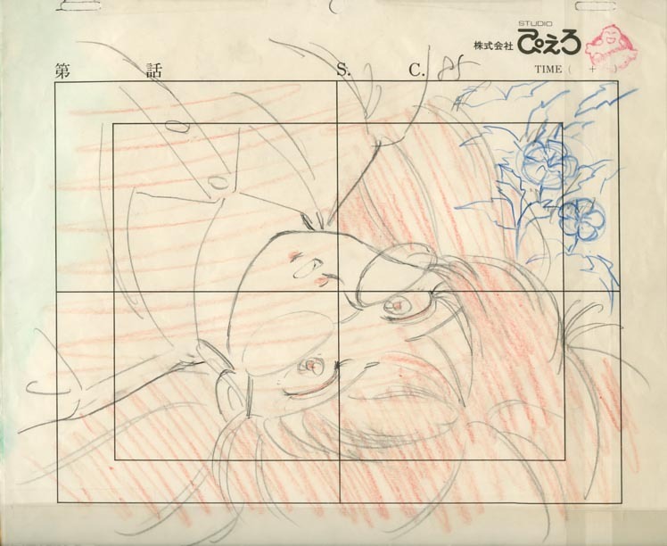 Aセル画 きまぐれオレンジ☆ロード(背景付) 其の1 - きまぐれ Aセル画 きまぐれオレンジ☆ロード(背景付) 其の1 - きまぐれ