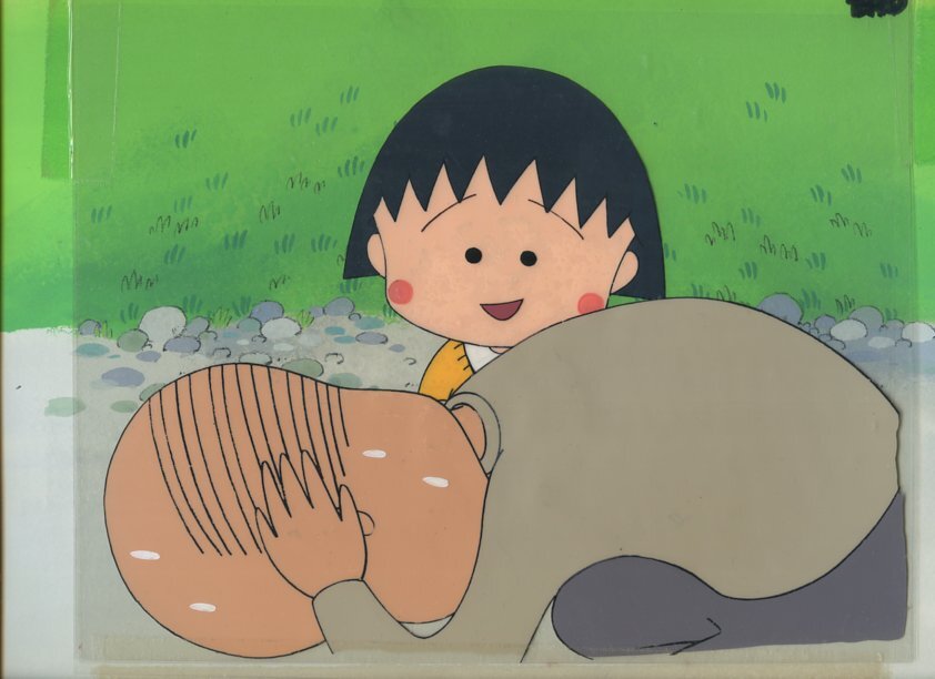 Aセル画 ちびまる子ちゃん(背景付) 其の21 - ちびまる子ちゃん Aセル画 ちびまる子ちゃん(背景付) 其の21 - ちびまる子ちゃん