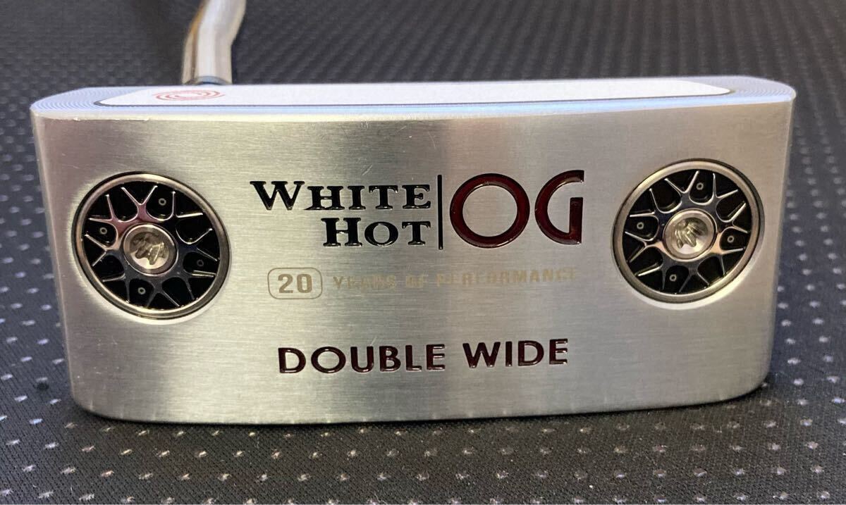 オデッセイ White Hot WHITE HOT OG DOUBLE WIDEホワイト・ホット オージー DOUBLE WIDE パター レフティ 左用 34インチ