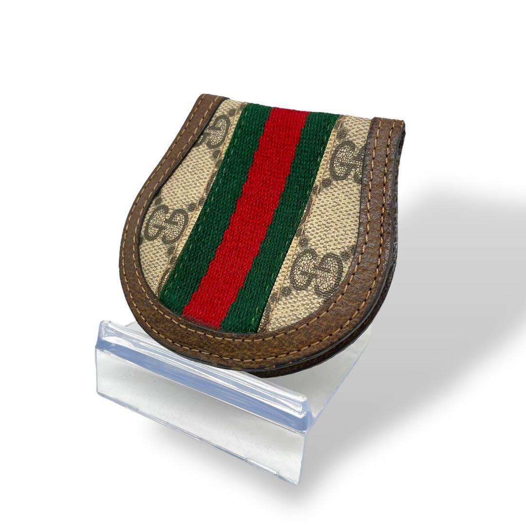 GUCCI オールドグッチ 小銭入れ コインケース シェリーライン GG柄