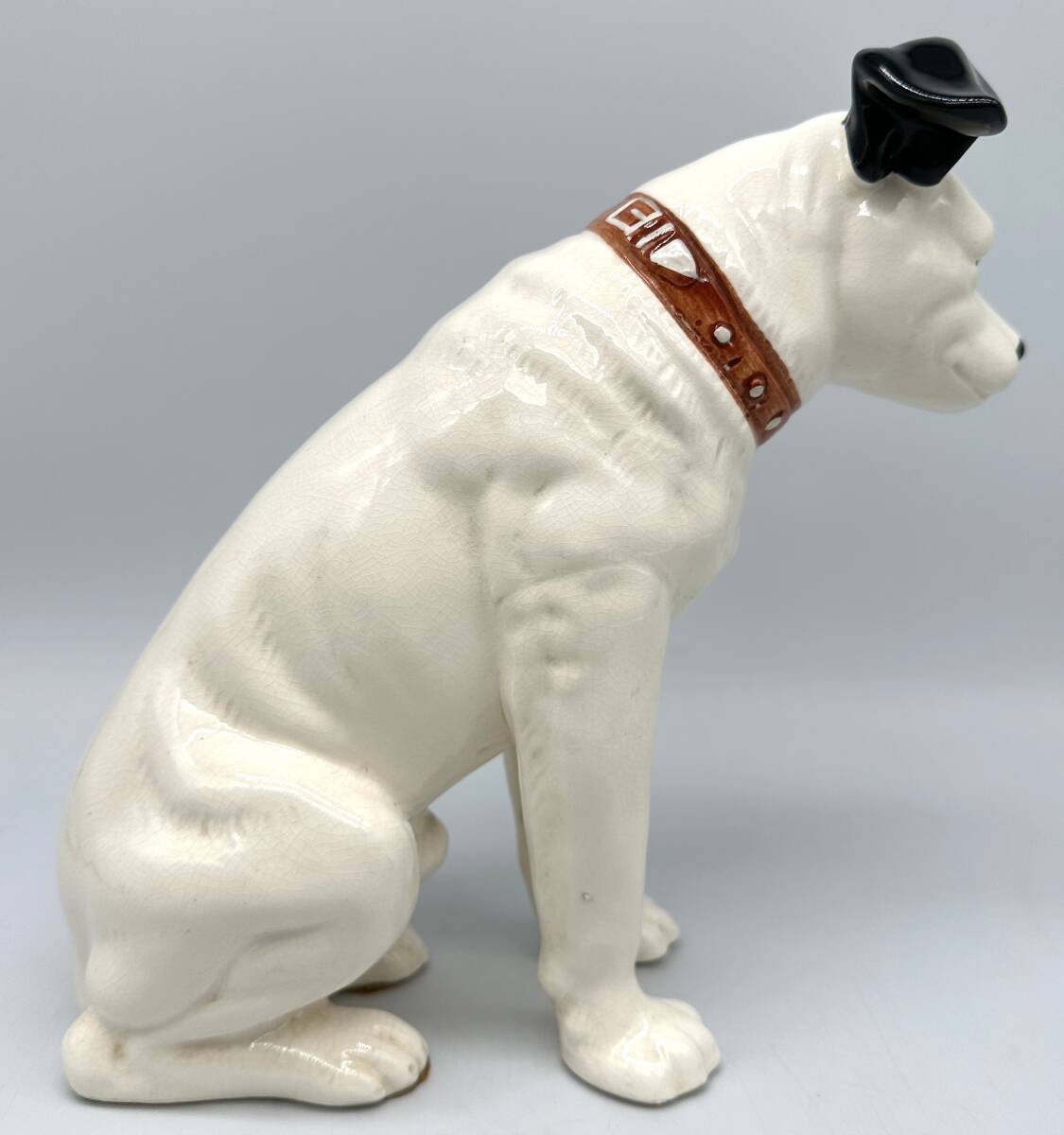 y358E Victor ビクター犬 ニッパー 陶器置物 高さ約23cm 昭和 y358E Victor ビクター犬 ニッパー 陶器置物 高さ約23cm 昭和