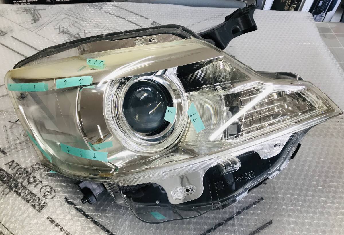 【送料無料】スズキ スペーシアカスタム RH 純正右ヘッドライト DBA-MK32S/MK42S 刻印N6 ICHIKOH1872 35120-81M64 HID 運転席側
