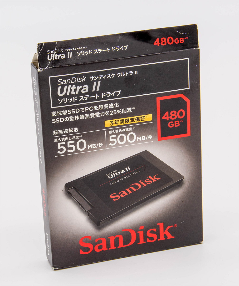 SanDisk 2.5' SSD Ultra II ウルトラ II 480GB SDSSDHII-480G SanDisk 2.5' SSD Ultra II ウルトラ II 480GB SDSSDHII-480G