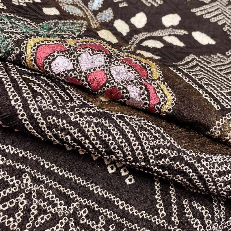 * кимоно с длинными рукавами & двойной пояс obi кимоно ... общий диафрагмирования день совершеннолетия свадьба 10 три три . чёрный * прекрасный товар 502aj3