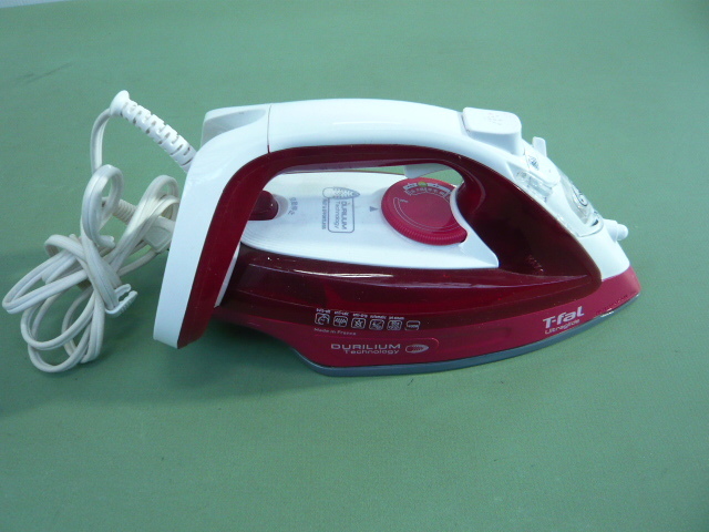 BA96◆T-faL ティファール スチームアイロン T-faL ガーメントスチーマー　2點セット◆通電OK◆X