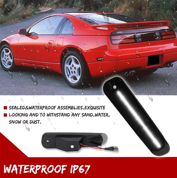 Z32 Fairlady Z Z (1990-1996) LED задний бампер боковой маркер (габарит) затонированный / белый 