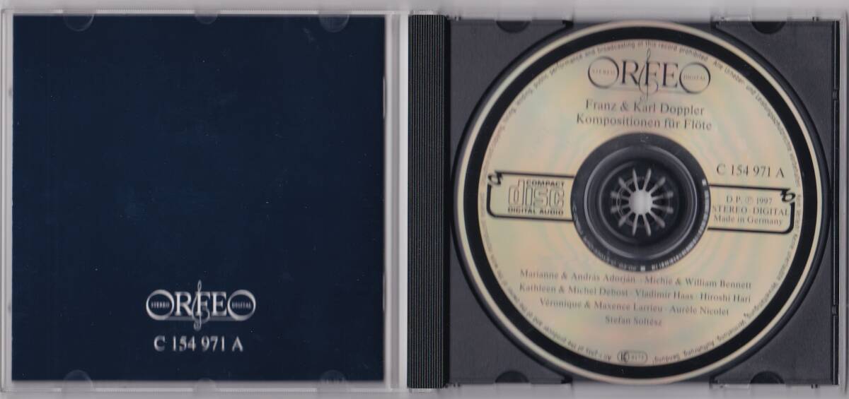 輸入盤 DOPPLERIADE FRANZ&KARL DOPPLER ドップラー 室内楽作品集(アドリヤン/ベネット/デボスト)_画像2