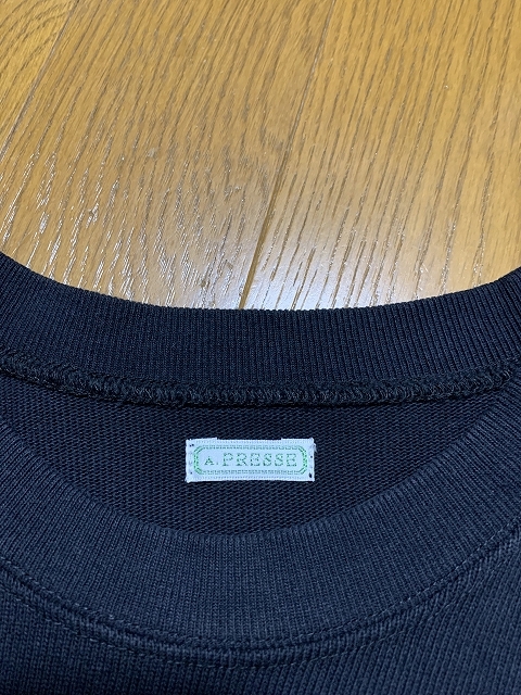 3 美品 24AW A PRESSE Vintage L/S T-shirt ロングスリーブ T 3 美品 24AW A PRESSE Vintage L/S T-shirt ロングスリーブ T