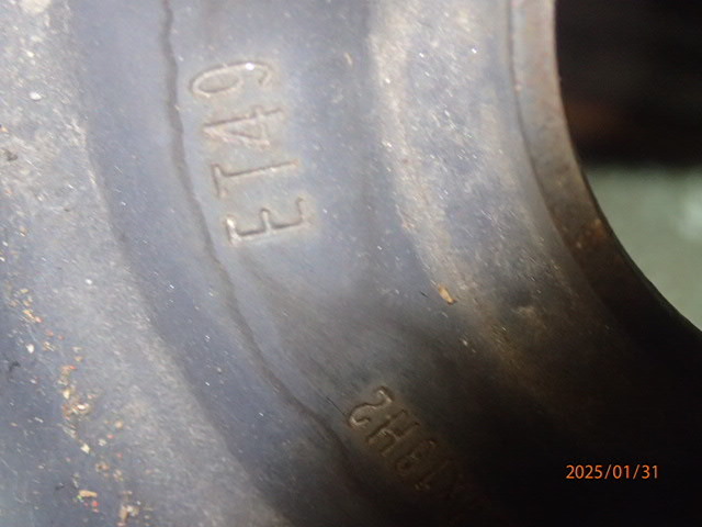 1本 オペル コルサB コルサB 13x5J PCD100 +49 165/70R13 純正 スチール