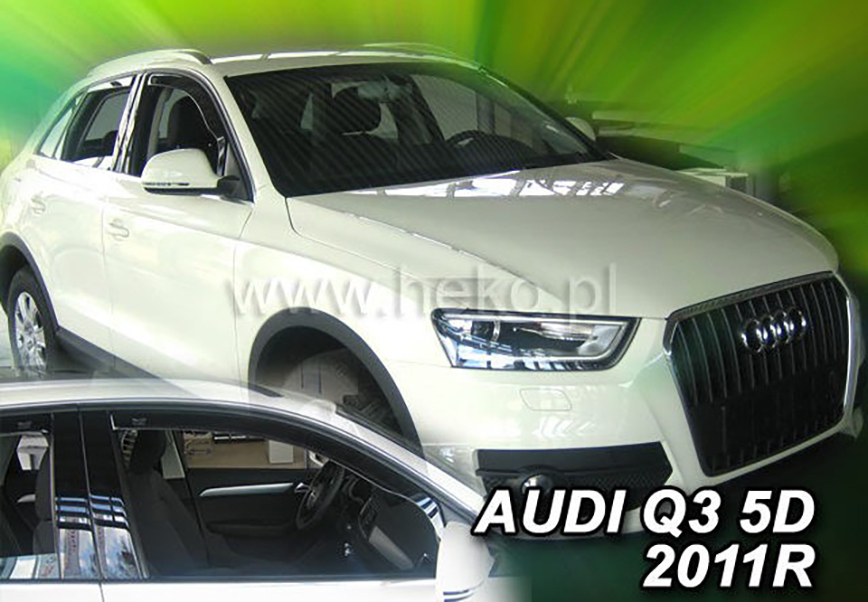 アウディ Q3 8U SUV 2012年～2020年 HEKO ドアバイザー フロント&リア用_画像1