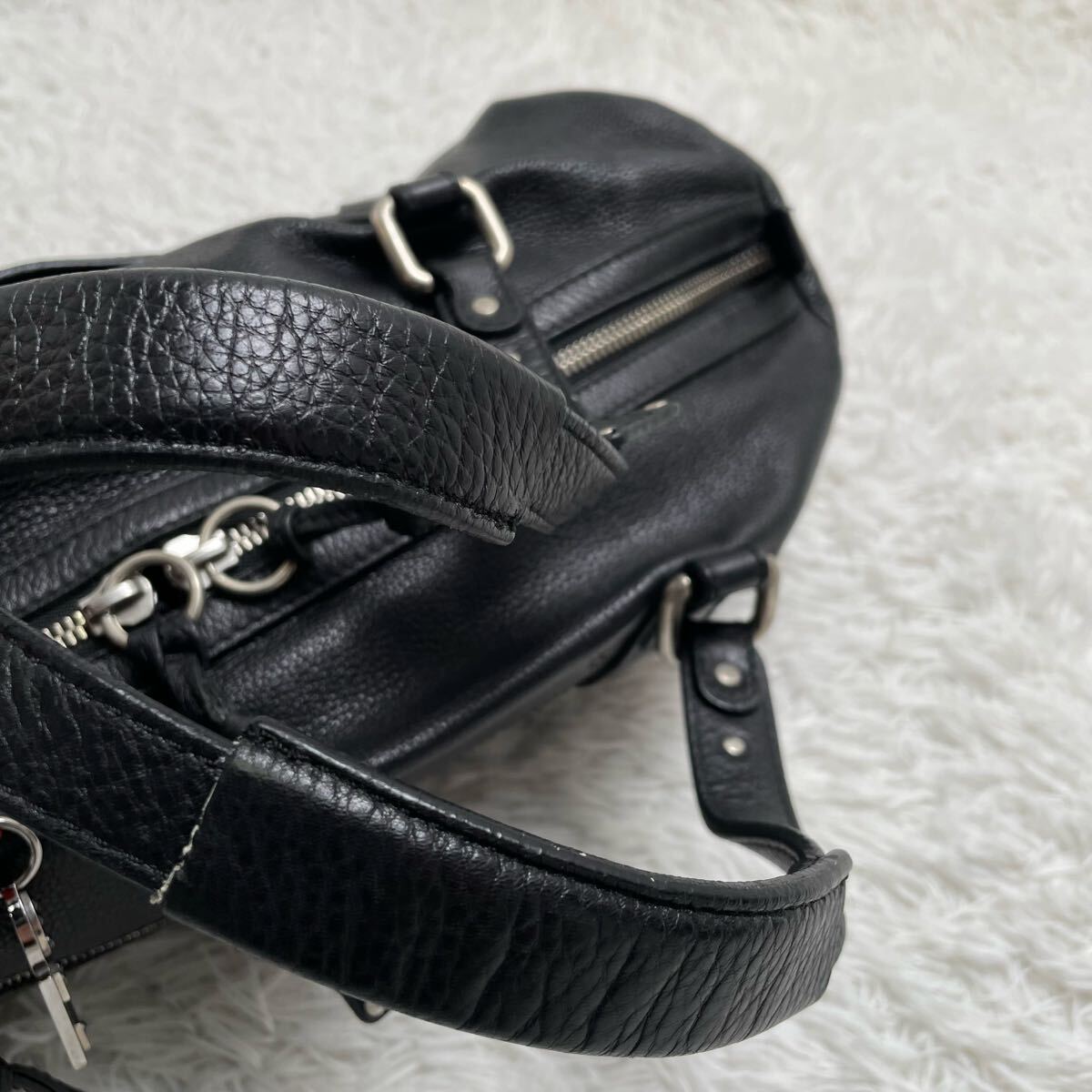 美品】Chloe クロエ ミスターパディントン ボストン レザー 美品】Chloe クロエ ミスターパディントン ボストン レザー