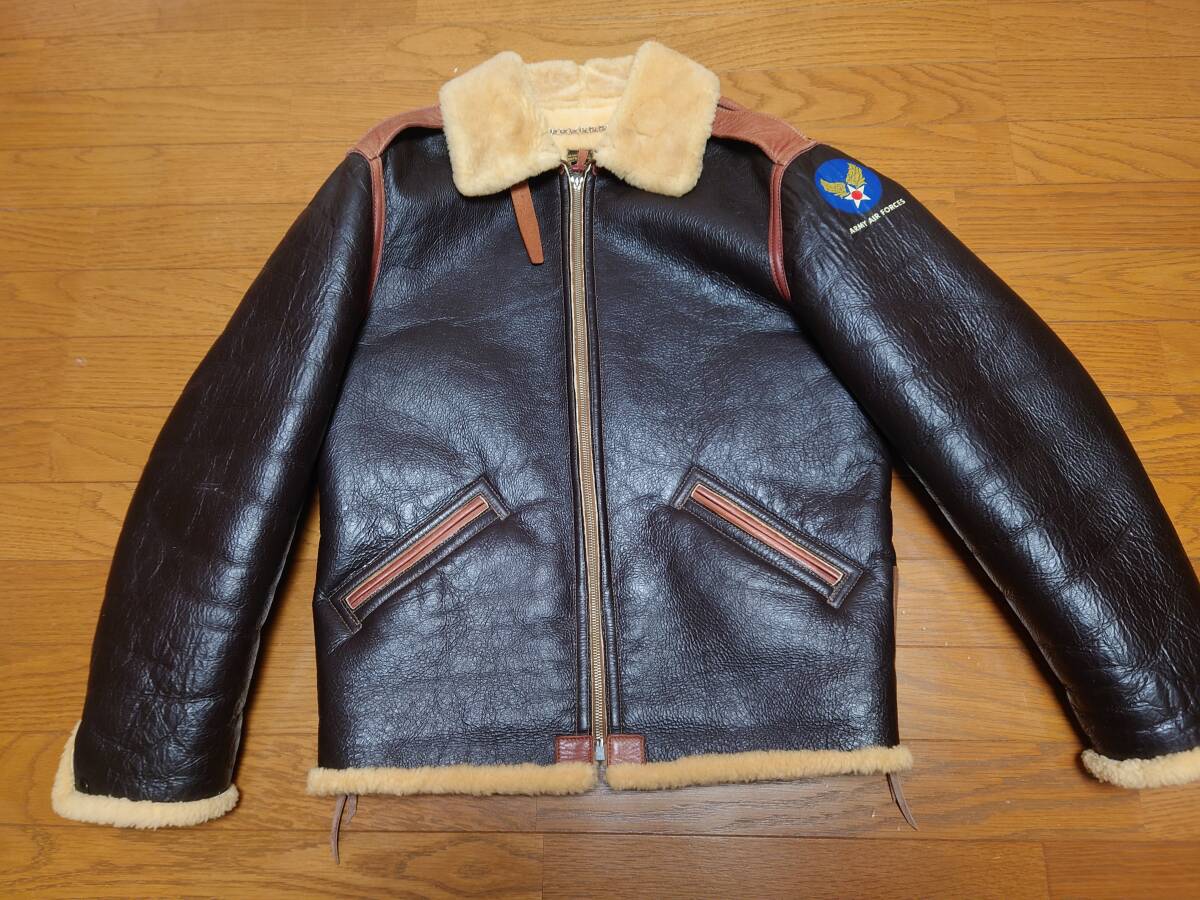 美品】BUZZ RICKSON'S B-6 フライトジャケット ラフウェア社実名 美品】BUZZ RICKSON'S B-6 フライトジャケット ラフウェア社実名