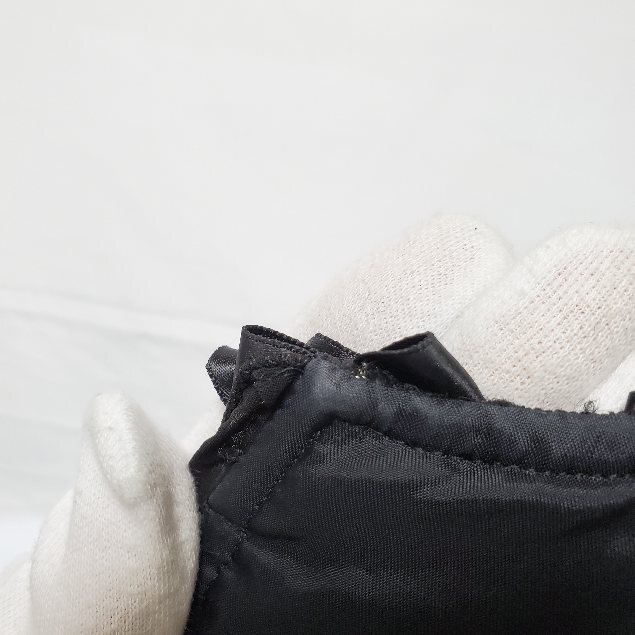 #anc ハナエモリ HANAEMORI ジャケット 40 黒 ノーカラー リボン ラメ レディース [933666]_画像10