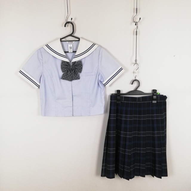 1円 セーラー服 チェックスカート 上下3点セット Zippy 指定 M 1円 セーラー服 チェックスカート 上下3点セット Zippy 指定 M