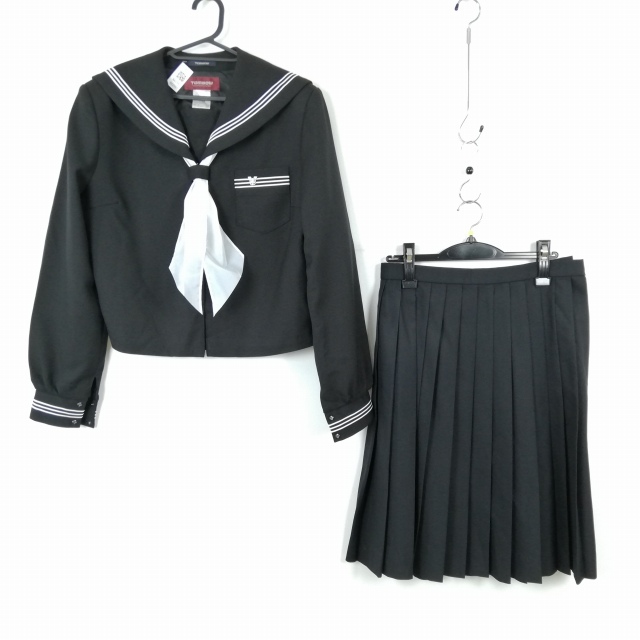 1円 セーラー服 スカート スカーフ 上下3点セット 175A 大きい 1円 セーラー服 スカート スカーフ 上下3点セット 175A 大きい