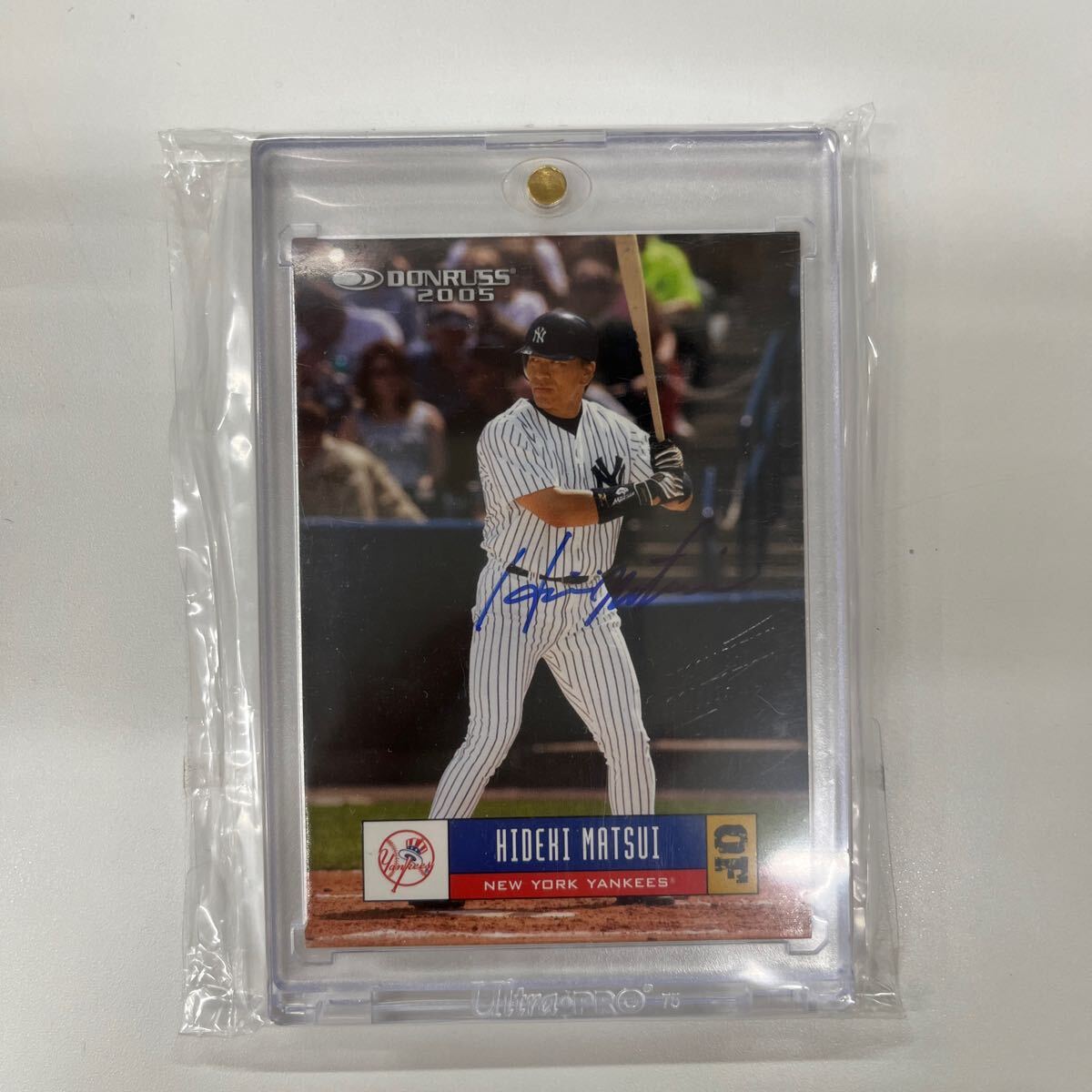 松井秀喜 2005 FLEER SKYBOX AUTOGRAPHICS BASE CARD #40(A252 松井秀喜 2005 FLEER SKYBOX AUTOGRAPHICS BASE CARD #40(A252