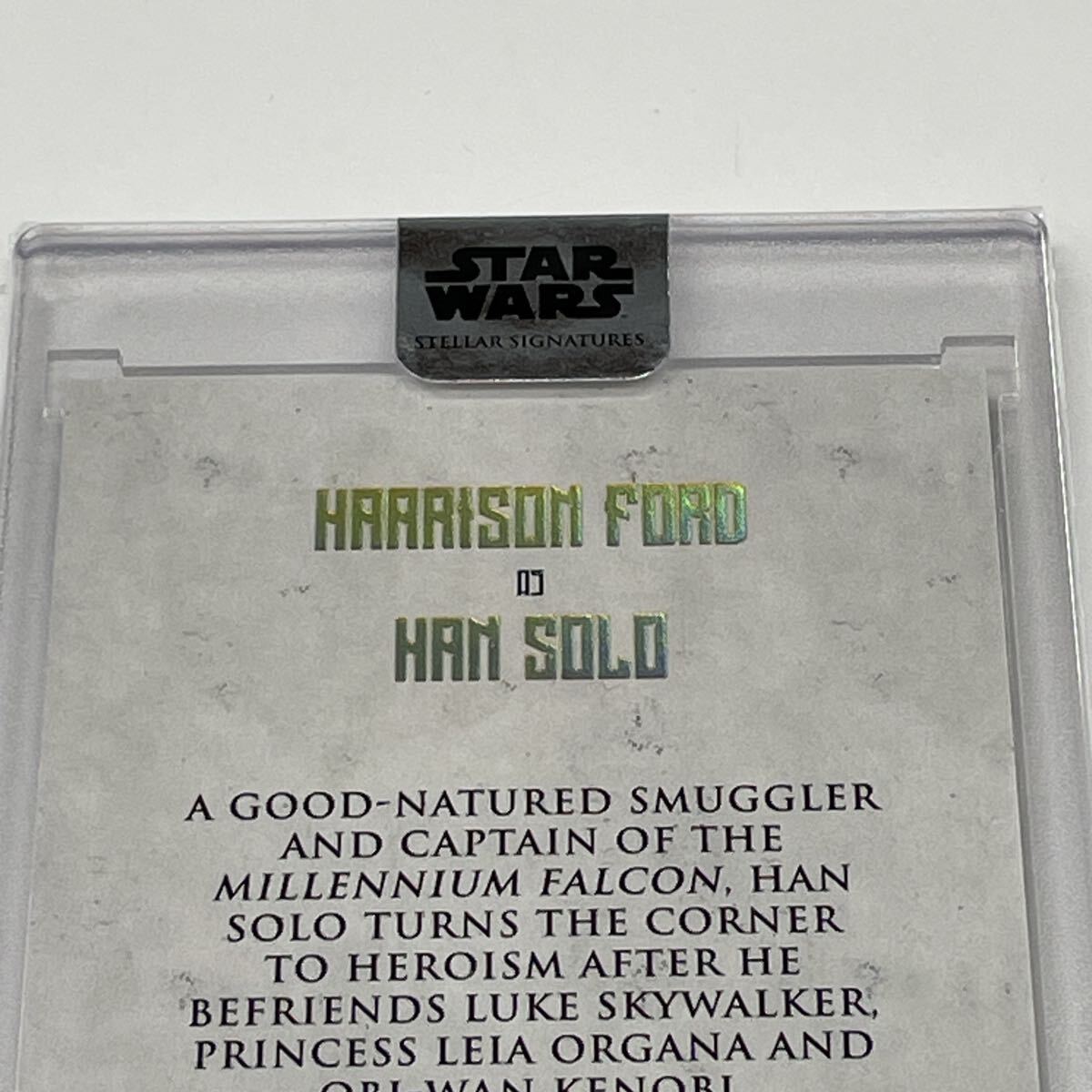 B257【個人保管品】/ Topps HAN SOLO スターウォーズ 直筆サイン B257【個人保管品】/ Topps HAN SOLO スターウォーズ 直筆サイン