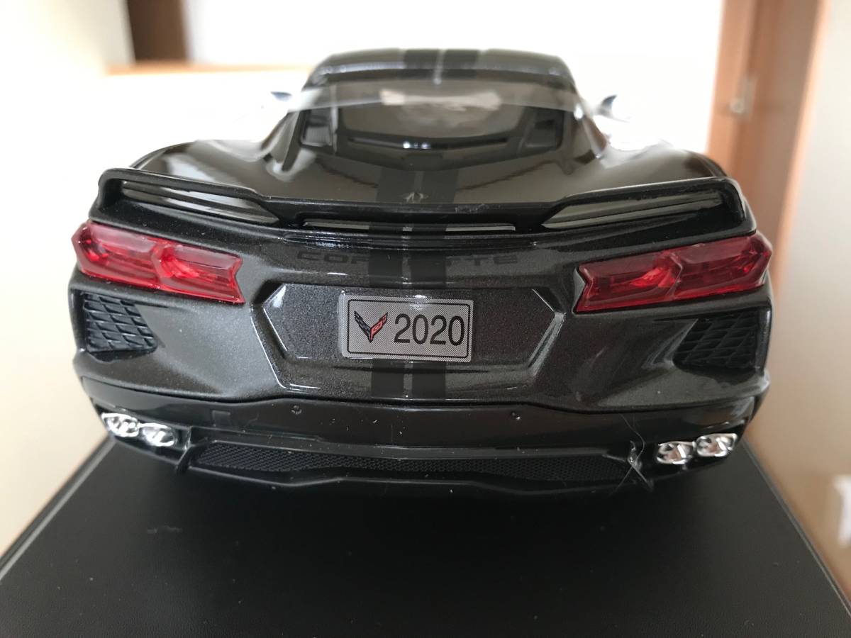 希少 レア Maisto マイスト 1:18 6+ 2020 Chevrolet Corvette Stingray Coupe ガンメタ