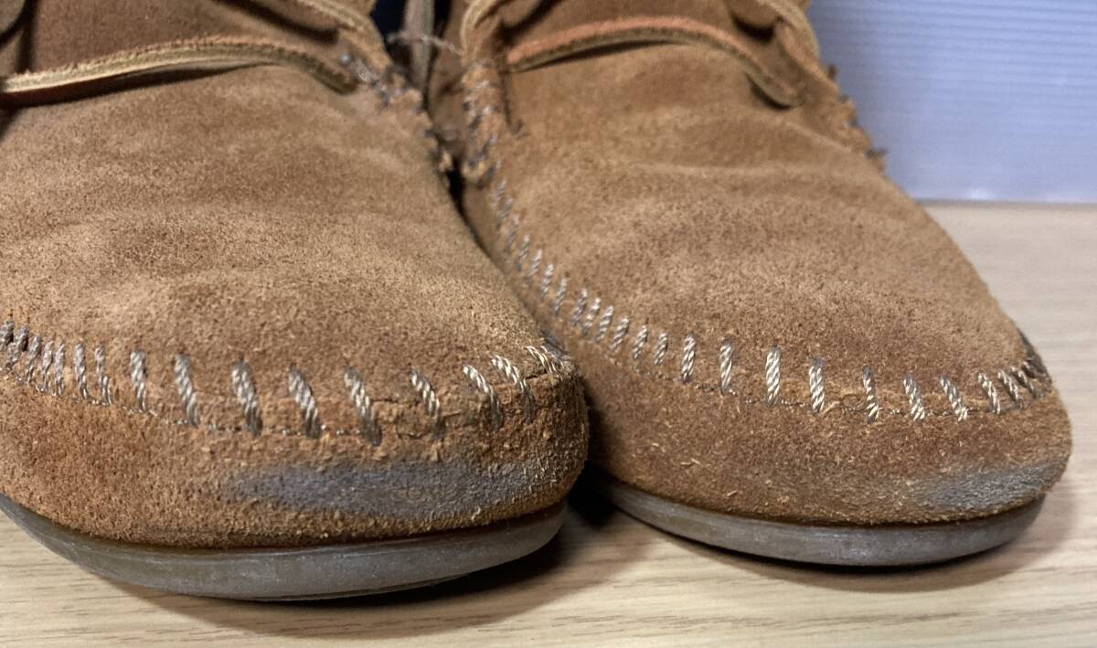 MINNETONKA Minnetonka двойной бахрома тигр mpa- ботинки 622 24cm текущее состояние товар 