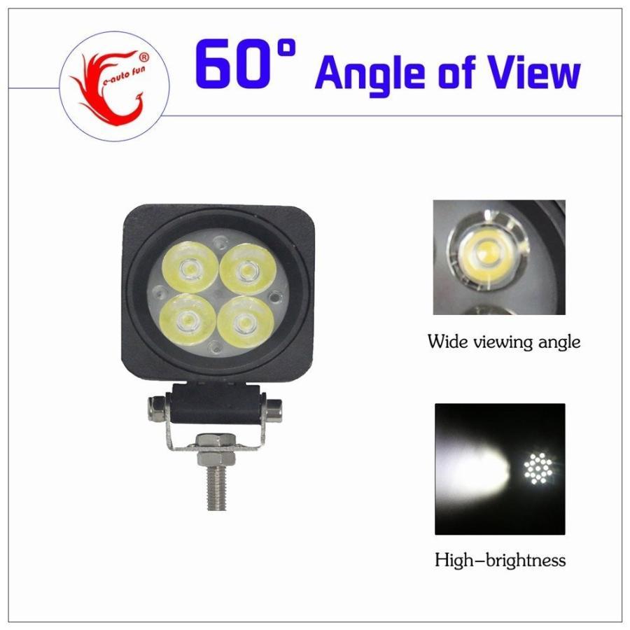 !_LED рабочее освещение рабочее освещение Mini модель 12W широкоугольный модель 6000K10-30VDC соответствует 12V/24V двоякое применение водонепроницаемый * пыленепроницаемый * ударопрочный * продолжительный срок службы универсальный 2 шт. комплект бесплатная доставка 