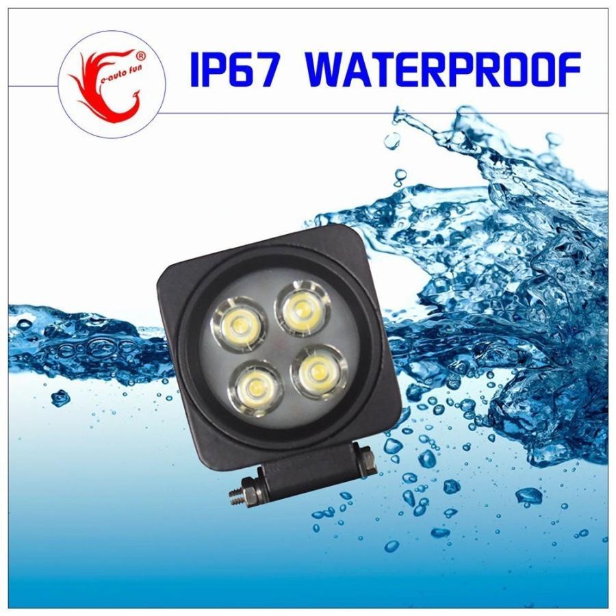 !_LED рабочее освещение рабочее освещение Mini модель 12W широкоугольный модель 6000K10-30VDC соответствует 12V/24V двоякое применение водонепроницаемый * пыленепроницаемый * ударопрочный * продолжительный срок службы универсальный 2 шт. комплект бесплатная доставка 